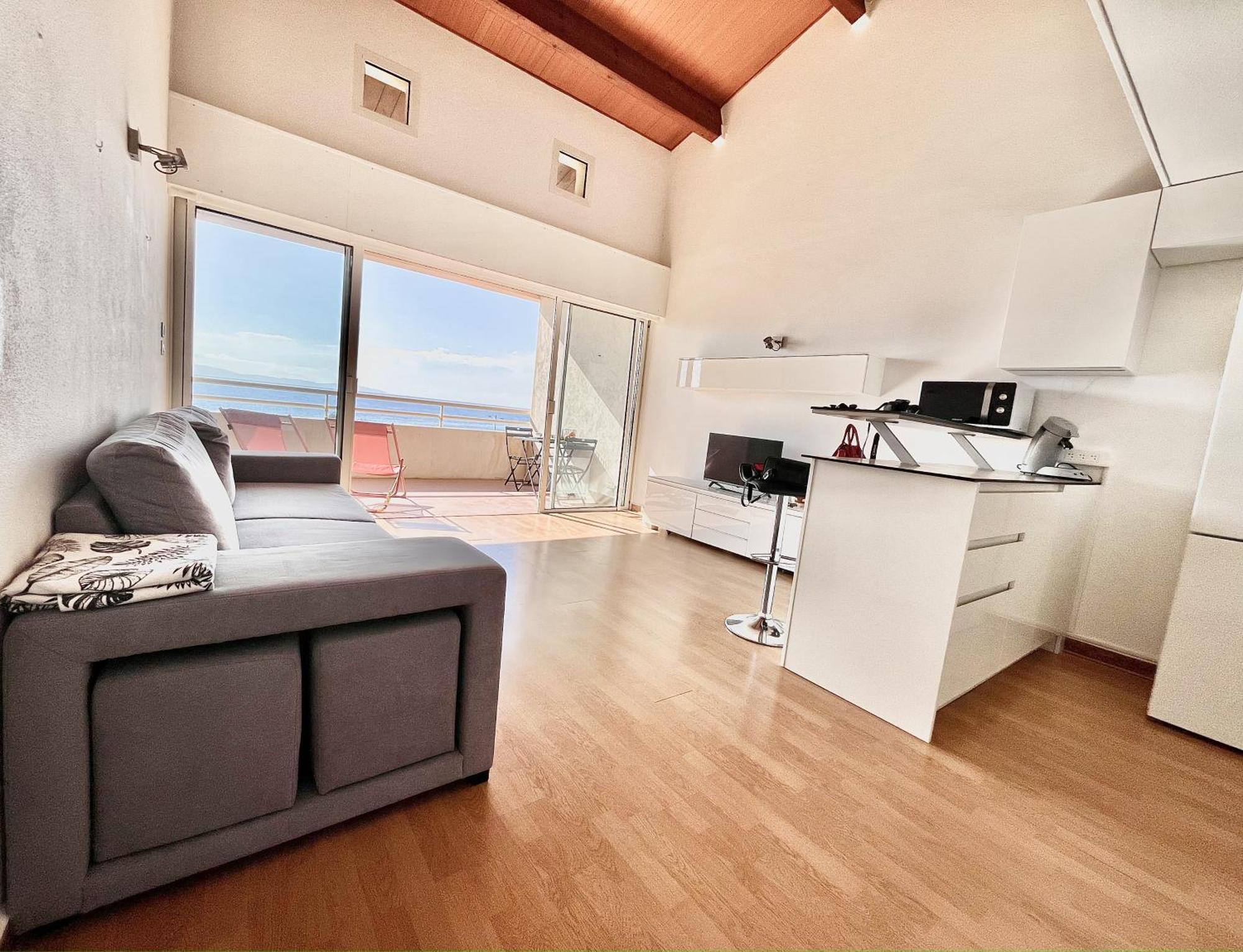 Aria Marina Duplex Vue Mer Route Des Sanguinaires, Plage A 50M, Parking Gratuit, 4 Pers Ajaccio  Eksteriør billede