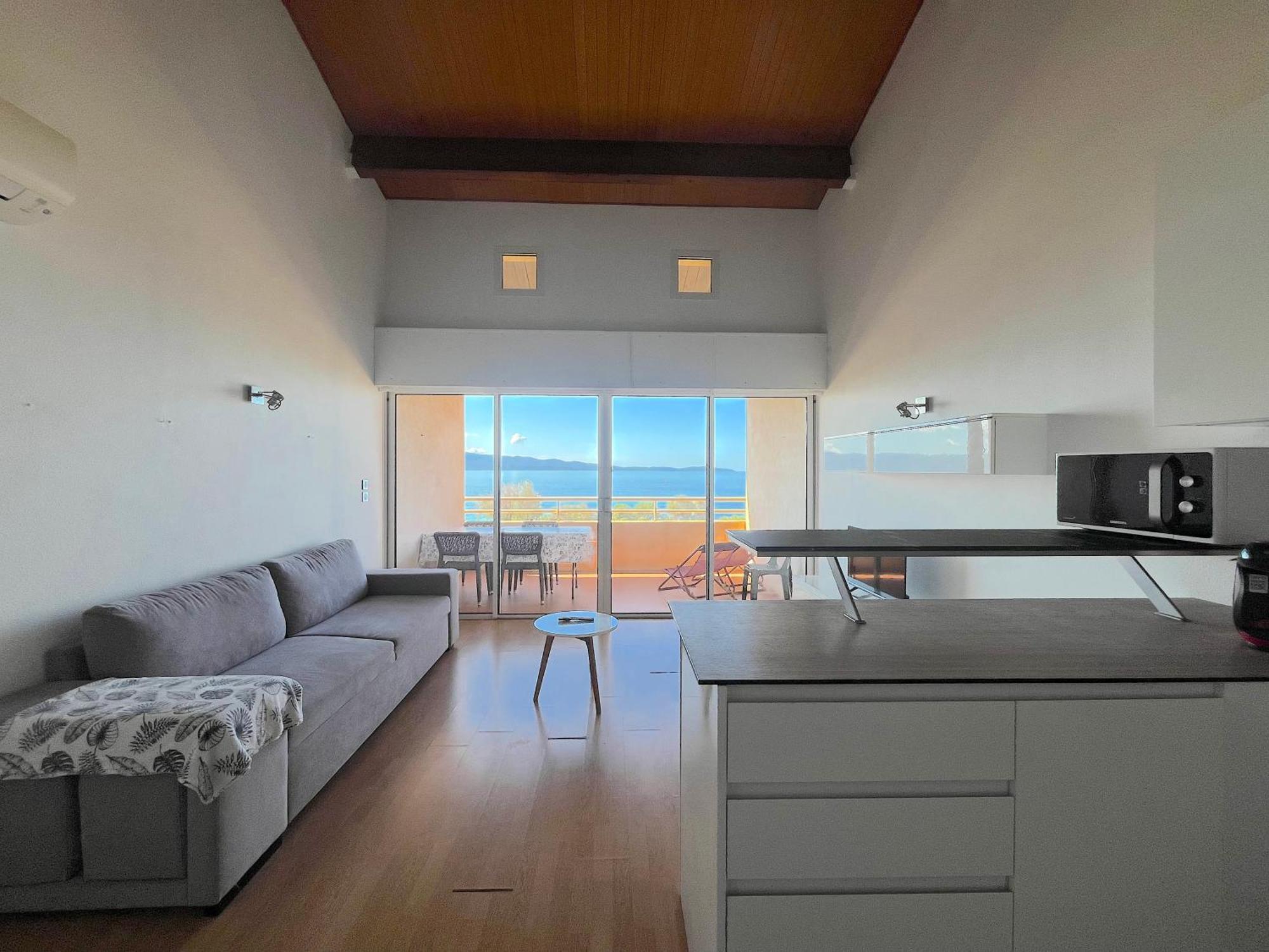 Aria Marina Duplex Vue Mer Route Des Sanguinaires, Plage A 50M, Parking Gratuit, 4 Pers Ajaccio  Eksteriør billede
